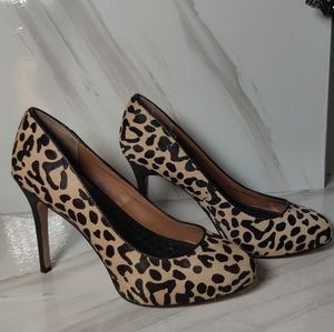 Calf Hair Animal Print Pump